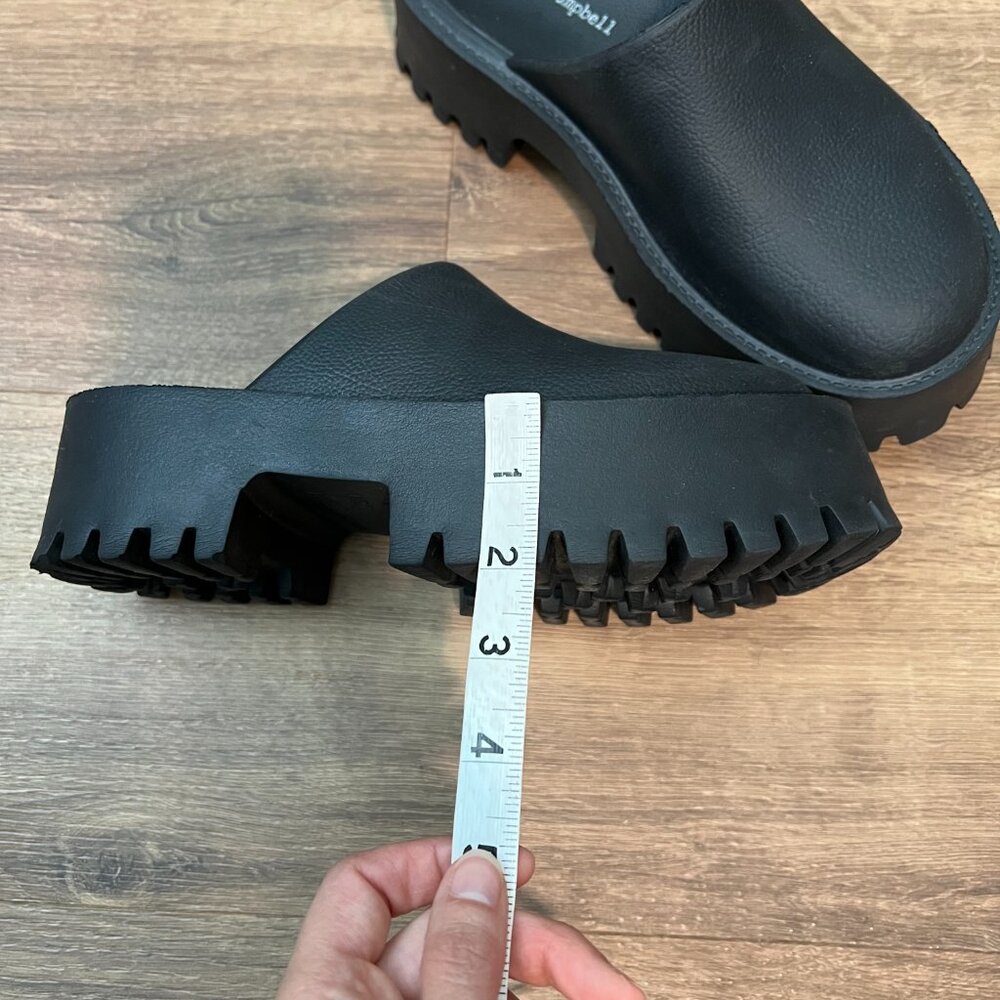 Jeffrey Campbell Black Chunky Platform Clogs - Picture 11 of 11